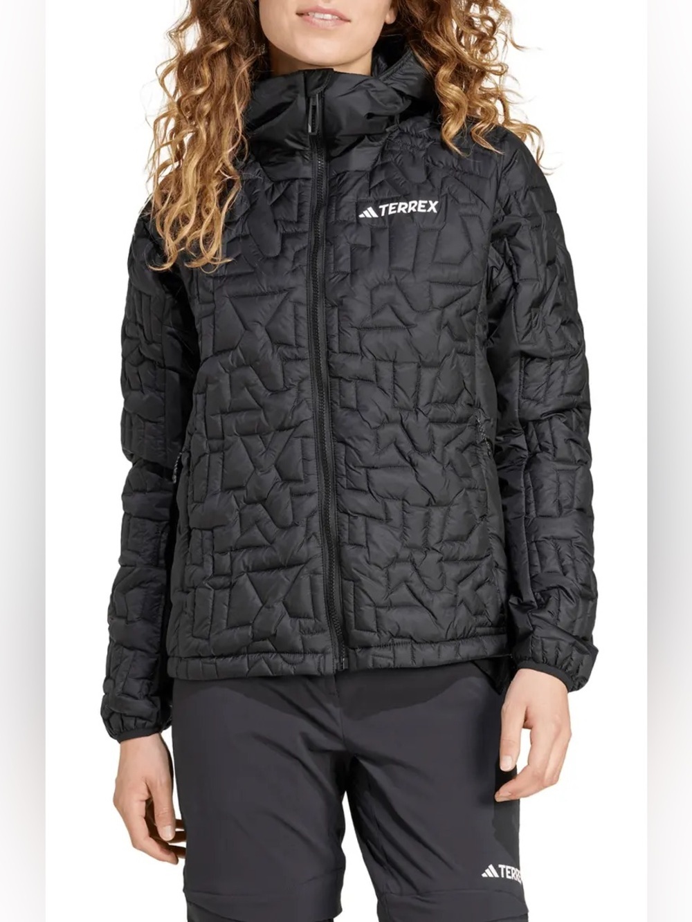 Adidas | TERREX | Xperior Primaloft Loose Fill Hooded Jacket | Black | Large
